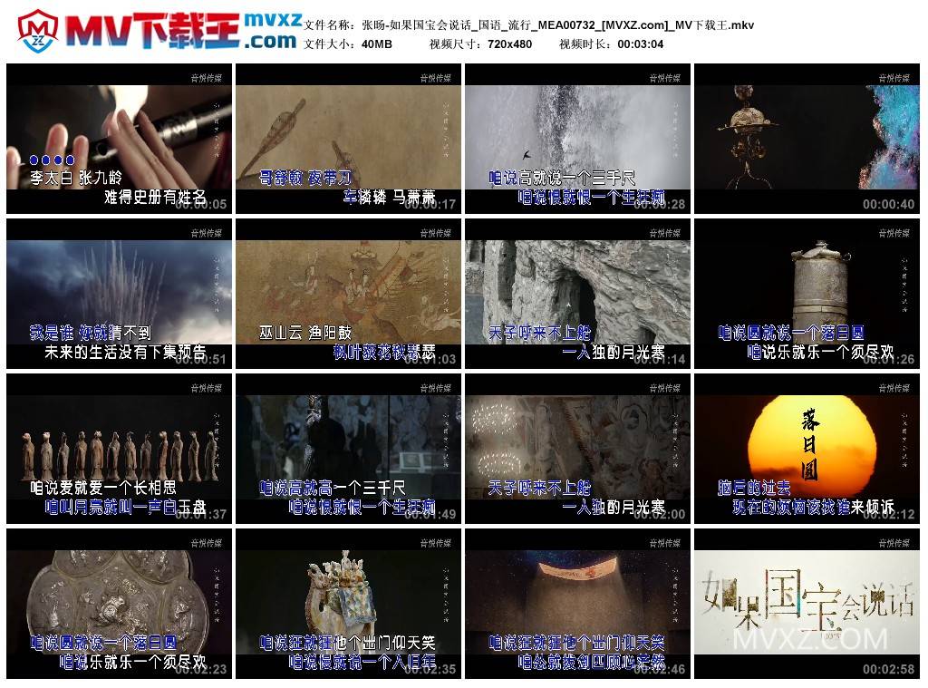 张旸-如果国宝会说话_国语_流行_MEA00732